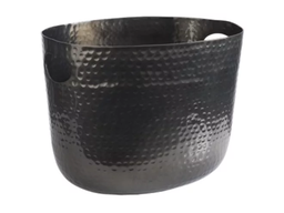 [VE623177] Bassine Ø30xH23cm Black Hammered