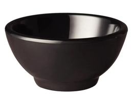 [VE611717] Bol Ø9xH4,5cm Black Melamine