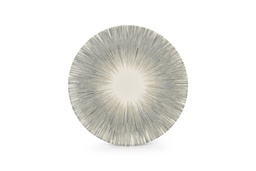 [VE753089] Plate Ø27xH2,5cm Gris Solido