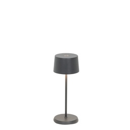 [VELD1840N3] Lampe de table H20cm Micro Olivia Dark Grey