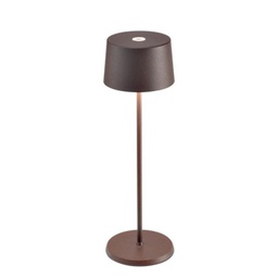 [VELD1850R3] Lampe de table H35cm Olivia Copper